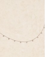 Lost Souls stainless steel mini heart charm necklace in silver