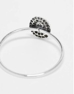oval cornelian ring in sterling silver